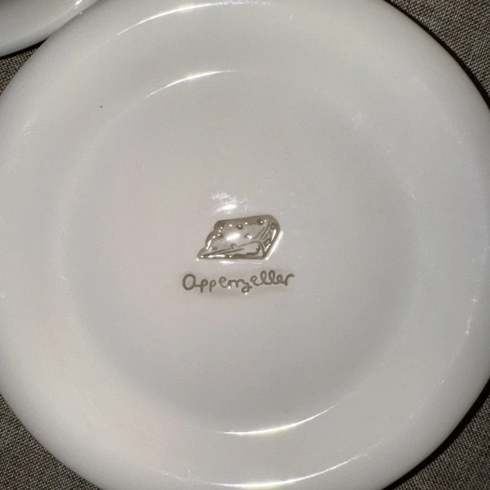 Williams Sonoma Appetizer Plates Cheese Series Dishes‎ Charcuterie Set of 3